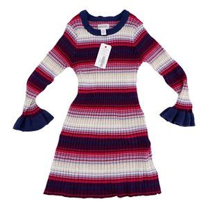 Gymboree Girls Infant Knit Dress Striped Long Sleeve 18-24 mos New